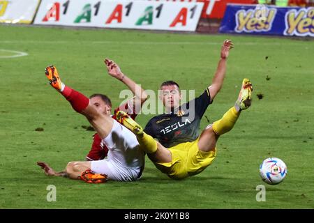 Sofia, Bulgarien - 28. Juli 2022: Die Spieler werden während des Qualifikationsspiels der UEFA Europa Conference League zwischen CSKA Sofia und in Aktion gesehen Stockfoto