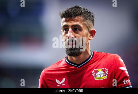 Kerem Demirbay (Leverkusen) Bayer Leverkusen - Atletico Madrid 13.09.2022, Fussball; Saison 2022/23 Foto: Moritz Müller Copyright (nur für journalis Stockfoto