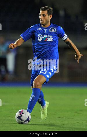 Filippo Bandinelli Spieler von Empoli, während der MatchserieEine italienische Meisterschaft Empoli gegen Roma Endergebnis, Empoli 1, Roma 2, Spiel gespielt am C Stockfoto
