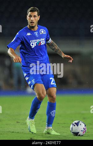Filippo Bandinelli Spieler von Empoli, während der MatchserieEine italienische Meisterschaft Empoli gegen Roma Endergebnis, Empoli 1, Roma 2, Spiel gespielt am C Stockfoto