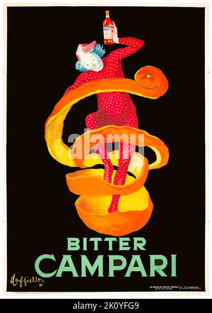 Bitter Campari, Vintage Poster von Leonetto Cappiello, 1921 Stockfoto