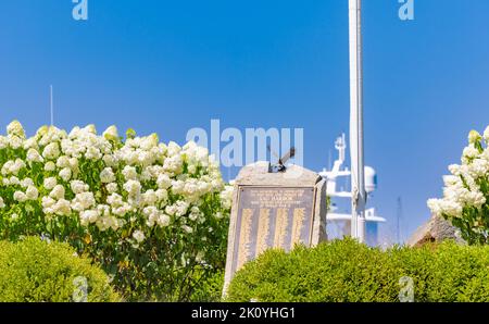 Sag Harbour World war II Memorial Stockfoto