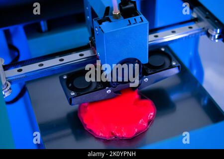 Automatische dreidimensionale 3D-Drucker drucken Kunststoff Modell der Maschine Stockfoto