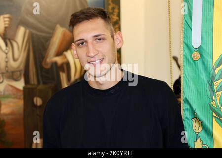 Auf dem Foto Roberto Russo Volleyball-Weltmeister 2022 Stockfoto