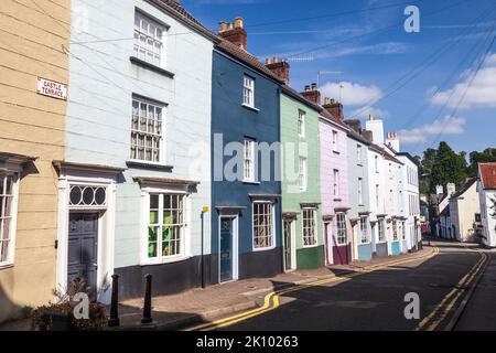 Castle Terrace, Chepstow, Monmouthshire, Wales, Großbritannien Stockfoto