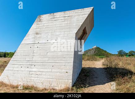 Archeopark Pavlov, Tschechische Republik Stockfoto