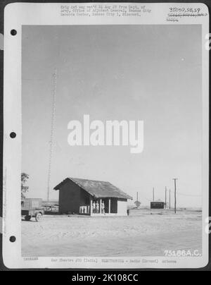 Flugzeuge, Burma, Indien & ELEKTRONIK, RADIO Krieg Stockfoto
