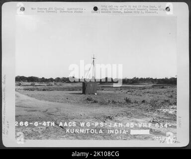 Flugzeuge, Burma, Indien & ELEKTRONIK, RADIO Krieg Stockfoto