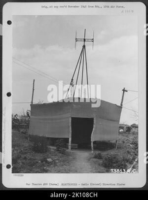 Flugzeuge, Burma, Indien & ELEKTRONIK, RADIO Krieg Stockfoto
