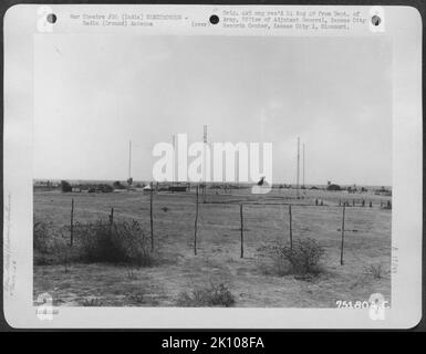 Flugzeuge, Burma, Indien & ELEKTRONIK, RADIO Krieg Stockfoto