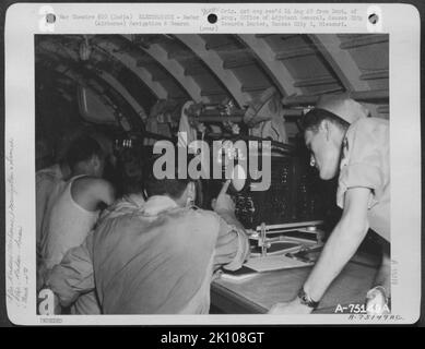 Flugzeuge, Burma, Indien & ELEKTRONIK, RADAR Krieg Stockfoto