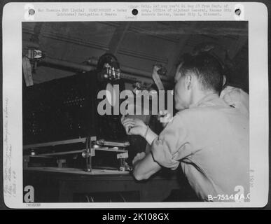 Flugzeuge, Burma, Indien & ELEKTRONIK, RADAR Krieg Stockfoto