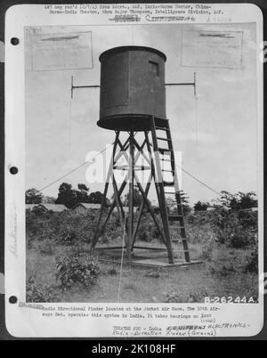 Flugzeuge, Burma, Indien & ELEKTRONIK, RADIO Krieg Stockfoto