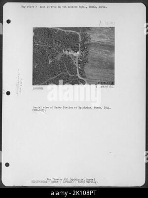 Flugzeuge, Burma, Indien & ELEKTRONIK, RADAR Krieg Stockfoto