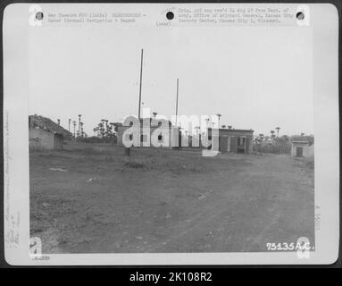 Flugzeuge, Burma, Indien & ELEKTRONIK, RADAR Krieg Stockfoto