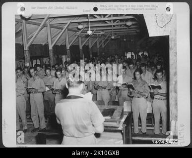 Flugzeuge, Burma, Indien und INDIEN, RELIGIONSKRIEG Stockfoto