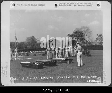 Flugzeuge, Burma, Indien und INDIEN, RELIGIONSKRIEG Stockfoto