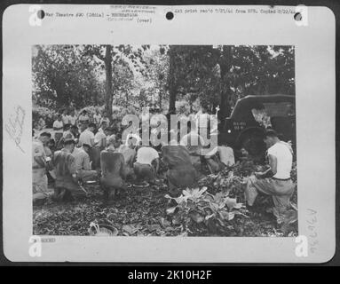 Flugzeuge, Burma, Indien und INDIEN, RELIGIONSKRIEG Stockfoto