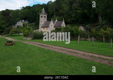 St. Margaret's Church, Welsh Bichnor, Herefordshire, England, Großbritannien Stockfoto