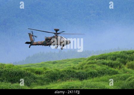AH-64D Apache Longbow von JGSDF Stockfoto