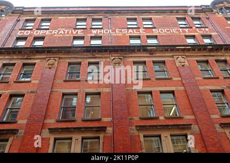 Büros bei Co-operative Wholesale Society Ltd, Co-Op, Balloon Street, Manchester, Lancashire, ENGLAND, GROSSBRITANNIEN, M4 4BE Stockfoto