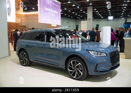 14. August 2022, Detroit, Michigan, USA: Mit dem Lincoln CORSAIR 2023 in Luxus eintauchen (Foto: © Alexis Doty/ZUMA Press Wire) Stockfoto