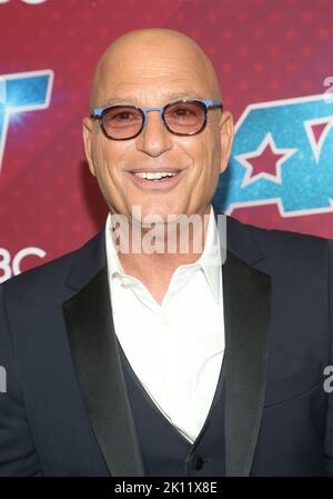 Pasadena, Ca. 14. September 2022. Howie Mandel bei AmericaÕs Got Talent Season 17 Live Show Finalwoche im Sheraton Pasadena Hotel am 14. September 2022 in Pasadena, Kalifornien. Quelle: Saye Sadou/Media Punch/Alamy Live News Stockfoto