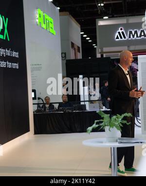 14. August 2022, Detroit, Michigan, USA: AUTEL zeigt ihr aktuelles auf der Detroit Auto Show 2022 (Foto: © Alexis Doty/ZUMA Press Wire) Stockfoto