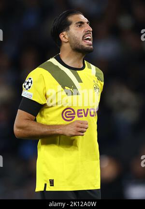 Manchester, Großbritannien. 14. September 2022. Emre Can von Borussia Dortmund während des UEFA Champions League-Spiels im Etihad Stadium, Manchester. Bildnachweis sollte lauten: Darren Staples/Sportimage Credit: Sportimage/Alamy Live News Stockfoto