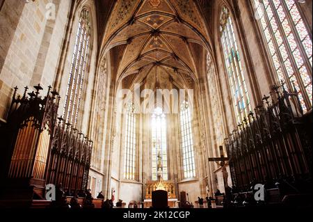 Bratislava, Slowakei - 08. Mai 2022: Kathedrale St. Martin (Dom svateho Martina), Bratislava, Slowakei. Stockfoto