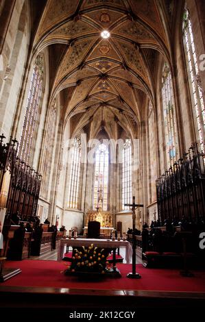 Bratislava, Slowakei - 08. Mai 2022: Kathedrale St. Martin (Dom svateho Martina), Bratislava, Slowakei. Stockfoto