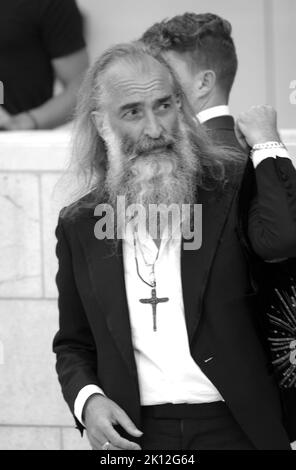 Warren Ellis nimmt an der BLONDEN Filmpremiere beim Venice Film Festival 79. 2022, September 8., Venedig Teil. FAMA © Fausto Marci Stockfoto