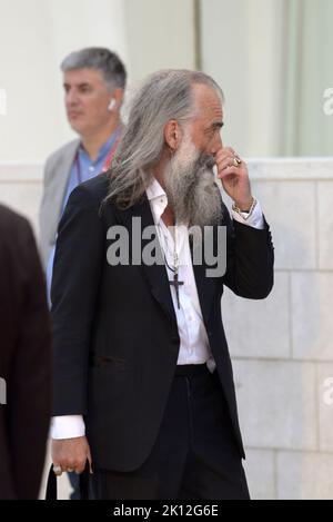 Warren Ellis nimmt an der BLONDEN Filmpremiere beim Venice Film Festival 79. 2022, September 8., Venedig Teil. FAMA © Fausto Marci Stockfoto