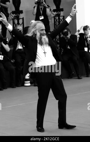 Warren Ellis nimmt an der BLONDEN Filmpremiere beim Venice Film Festival 79. 2022, September 8., Venedig Teil. FAMA © Fausto Marci Stockfoto