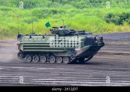 AAV7 Amphibienfahrzeug des JGSDF Stockfoto