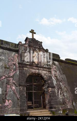 Fort of St. Jerome, Dhamatne, Daman, Dadra und Nagar Haveli und Daman und Diu, Indien Stockfoto