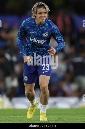 London, England, 14.. September 2022. Conor Gallagher aus Chelsea während des UEFA Champions League-Spiels in Stamford Bridge, London. Bildnachweis sollte lauten: Paul Terry / Sportimage Stockfoto