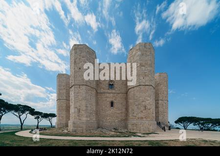 castel del monte Architekturansicht Stockfoto