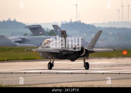 Vermont Air National Guard's 158. Fighter Wing Lockheed Martin F-35 Lightning II Kampfjet. Deutschland - 17. Mai 2022 Stockfoto