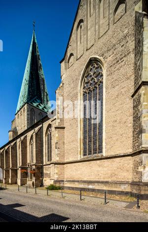 Deutschland, Bocholt, Niederrhein, Westmuensterland, Münsterland, Westfalen, Nordrhein-Westfalen, NRW, Pfarrkirche St. Georg, katholische Kirche, Verstanden Stockfoto