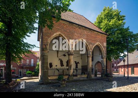 Deutschland, Ahaus, Westmuensterland, Münsterland, Westfalen, Nordrhein-Westfalen, NRW, Ahaus-Wesum, Oratorium, gotische Kapelle, Gebetshaus Stockfoto