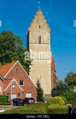 Deutschland, Ahaus, Westmuensterland, Münsterland, Westfalen, Nordrhein-Westfalen, NRW, Ahaus-Wuellen, Katholische Pfarrkirche St. Andreas *** Lokal Stockfoto