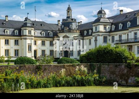 Deutschland, Rosendahl, Baumberge, Westmünsterland, Münsterland, Westfalen, Nordrhein-Westfalen, NRW, Rosendahl-Osterwick, Schloss Varlar, Wassersch Stockfoto
