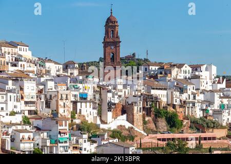 Blick auf Montoro Dorf, eine Stadt und Gemeinde in der Provinz Cordoba im Süden Spaniens, im Nord-zentralen Teil der autonomen Gemeinschaft Von A