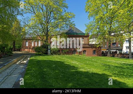 Heylshofpark, Stiftung Kunsthaus Heylshof *** Ortsüberschrift *** Europa, Deutschland, Rheinland-Pfalz, Worms, Schloßplatz, Schum-Stadt, Heylshofpark, Stockfoto