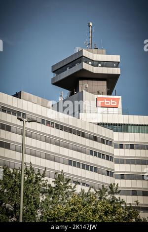 RBB, Rundfunk Berlin Brandenburg, Masurenallee, Charlottenburg, Berlin, Deutschland, Europa, News, Aktuelles, rbb-Affäre, Stockfoto