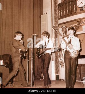 EMI CD Disc Booklet - The Beatles - Live bei der BBC. Stockfoto