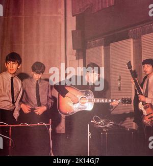 EMI CD Disc Booklet - The Beatles - Live bei der BBC. Stockfoto