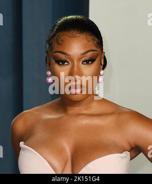Megan Thee Hengst nimmt an der Vanity Fair Oscar Party 2022 Teil, die von Radhika Jones am 27. März 2 im Wallis Annenberg Center for the Performing Arts veranstaltet wird Stockfoto