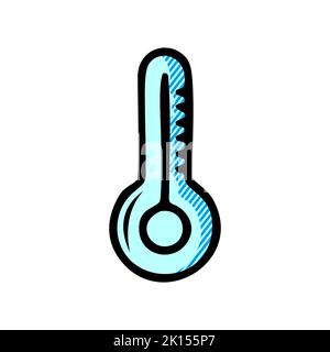 Temperatur-Symbol isoliert auf weißem Hintergrund aus der Wissenschaft Sammlung. Temperatur-Symbol trendy und moderne Temperatur-Symbol für Logo, Web, App, UI. t Stockfoto